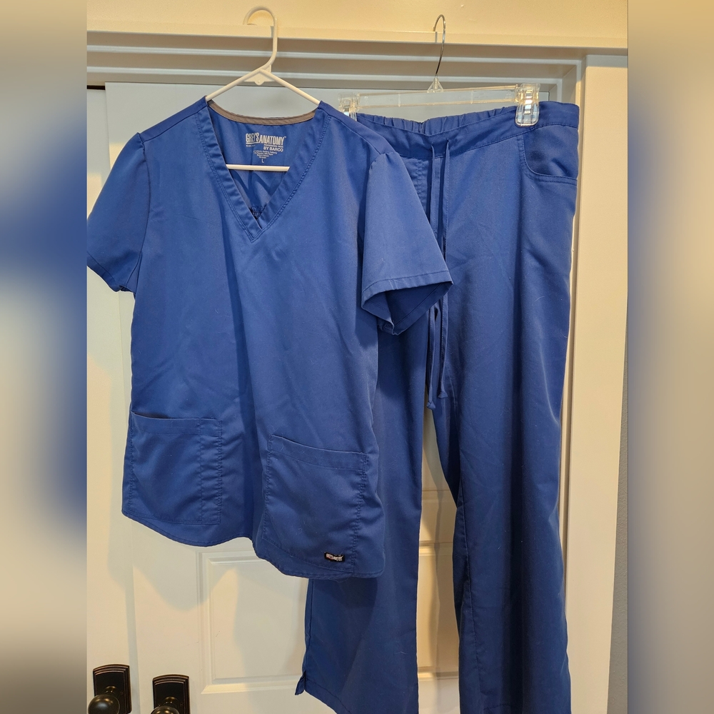 Gray's Anatomy Barco Blue Scrub Set - Large